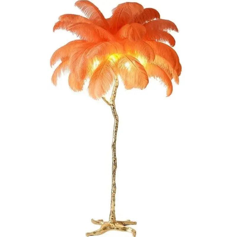 Lampe de Sol Élégante en Bois