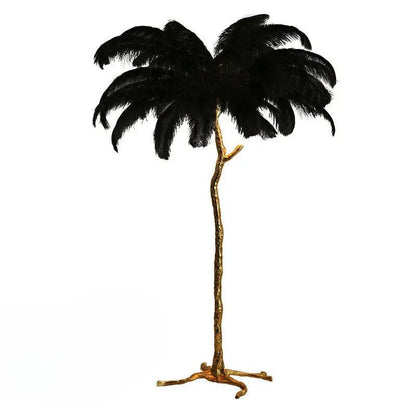 Lampe de Sol Élégante en Bois