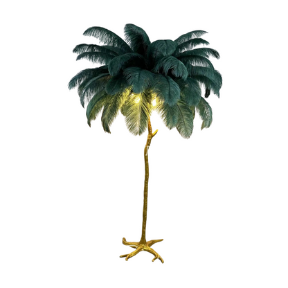 Lampe de Sol Élégante en Bois