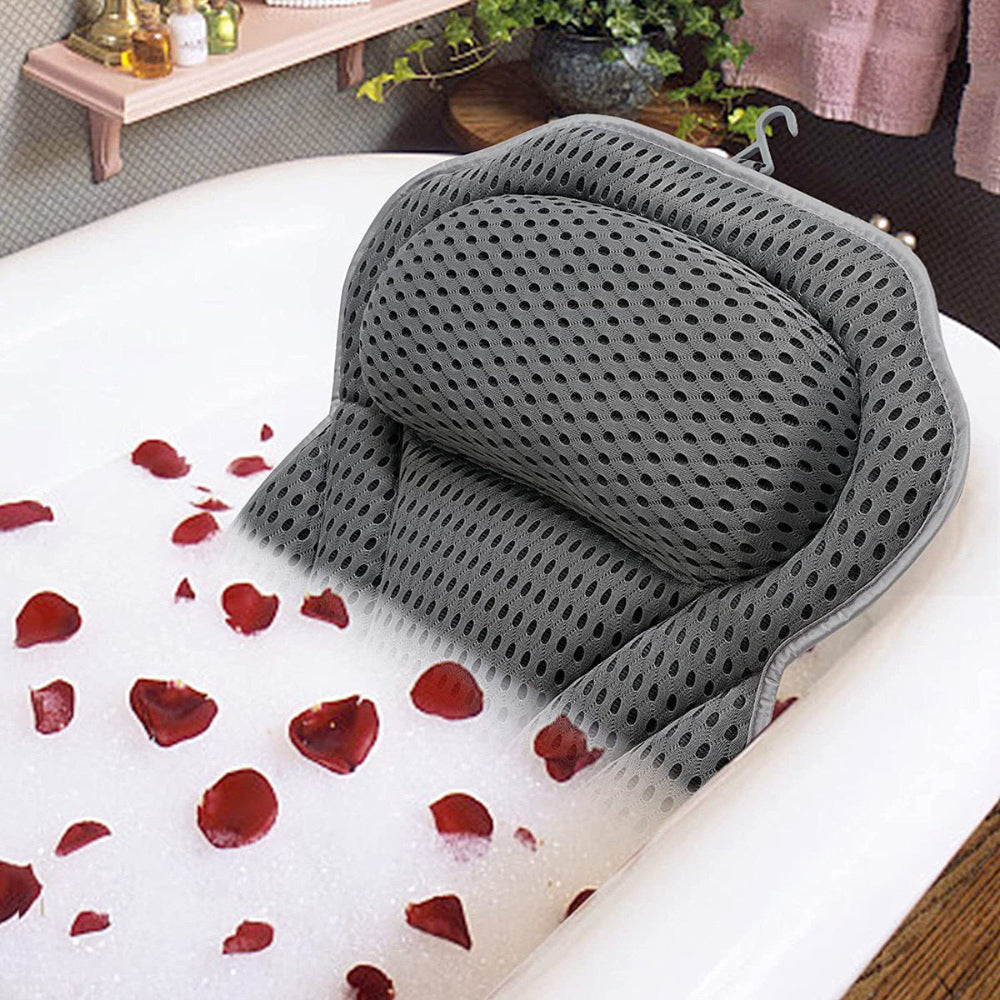 Oreiller de Baignoire Relaxant pour Cou et Dos