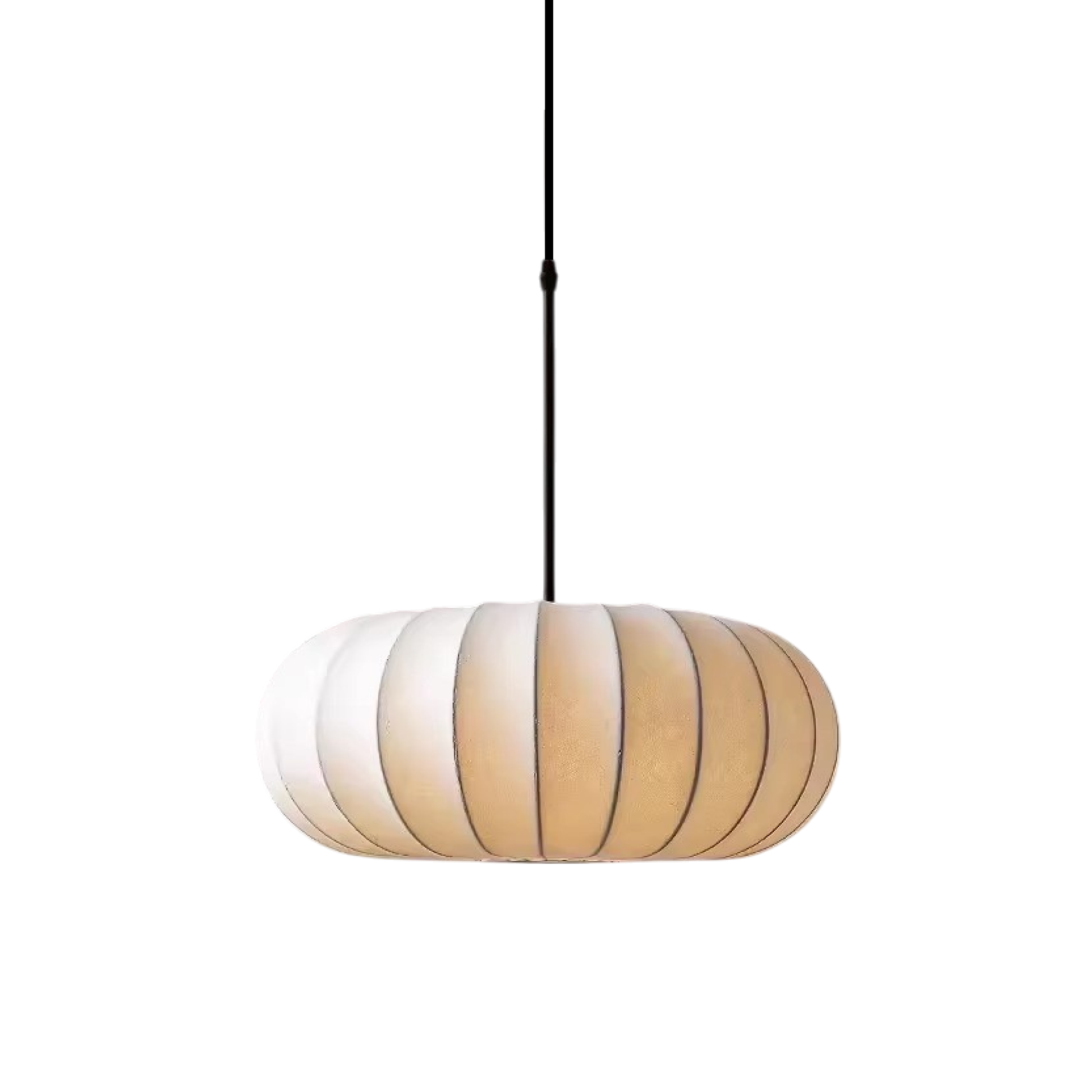 Lampe Suspendue Élégante en Tissu - Foivo
