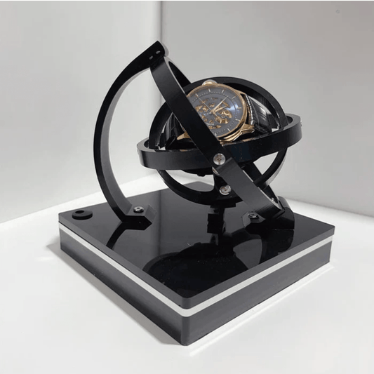 Boîtier de Remontage de Montre Élégant – Rotation Automatique Design Moderne - Foivo