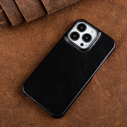 Étui iPhone Cuir Luxe avec Protection Choc