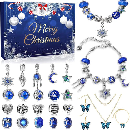 Calendrier de l'Avent Luxe avec 24 Trésors de Noël