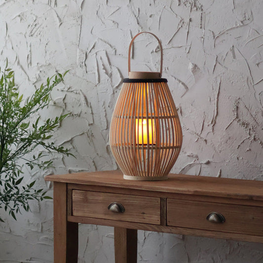 Lampe de Table Bambou Chic et Ambientée - Foivo