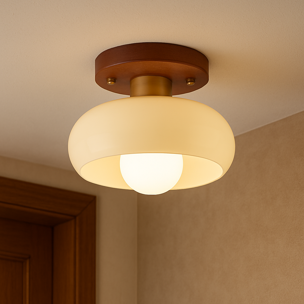 Luminaire Bois Beige Moderne - Foivo