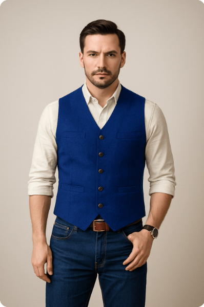 Gilet Élégant Sans Manches Tendance