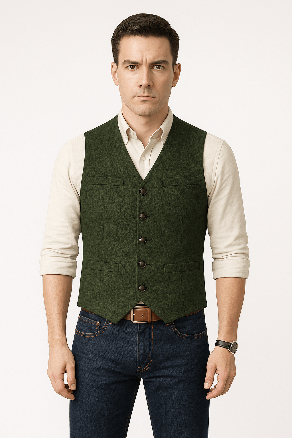 Gilet Élégant Sans Manches Tendance