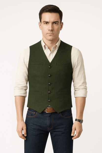 Gilet Élégant Sans Manches Tendance