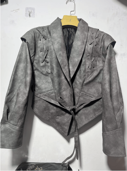 Manteau Femme Hiver Chic avec Ceinture Adjustables