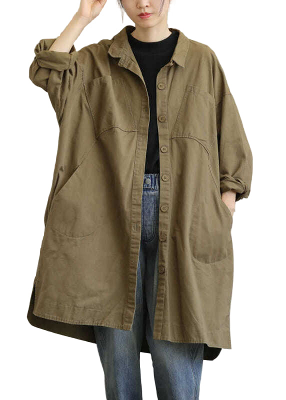 Manteau Femme Décontracté Col Peter Pan - Foivo