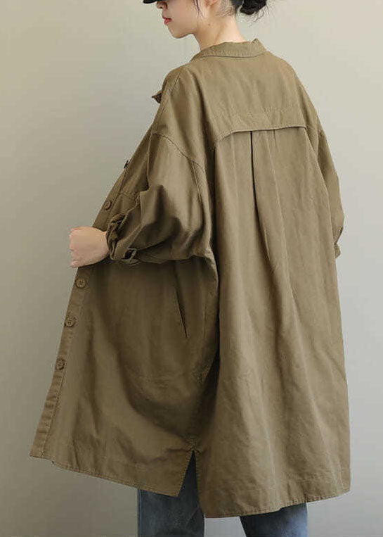 Manteau Décontracté à Col Peter Pan 3