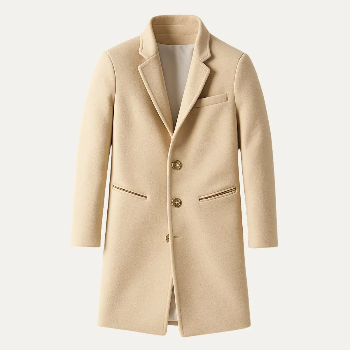 Manteau Trench Long pour Hommes Classique 1