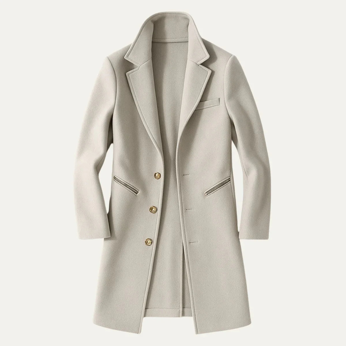 Manteau Trench Long pour Hommes Classique 2