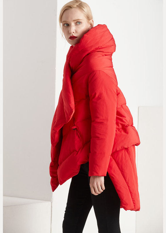 Manteau d'hiver asymétrique pour femmes 2