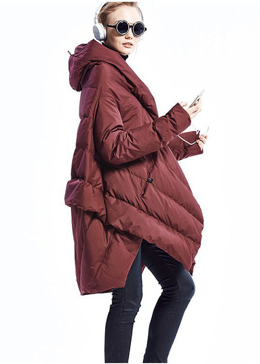Manteau d'hiver asymétrique pour femmes 4
