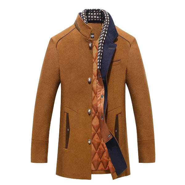 Manteau Homme Chaud Coupe Classique - Foivo