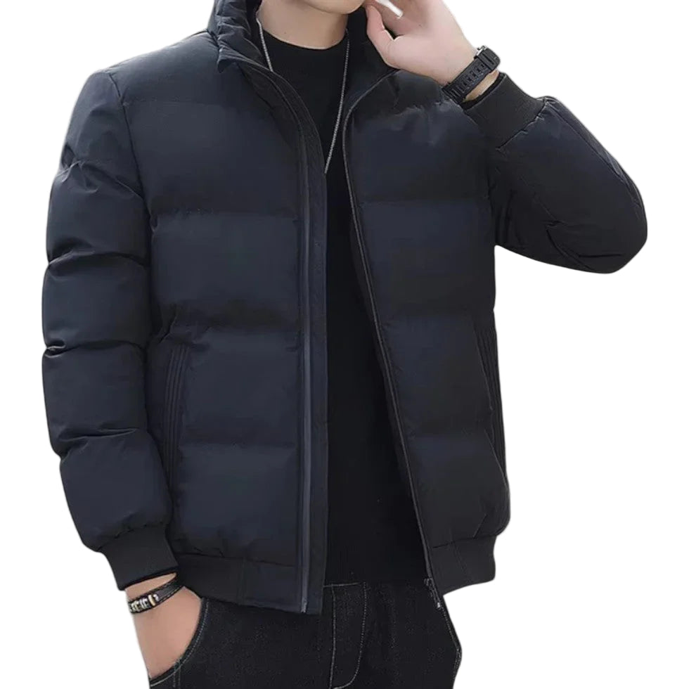Manteau Homme Rembourrage Matelassé Coupe Hiver - Foivo