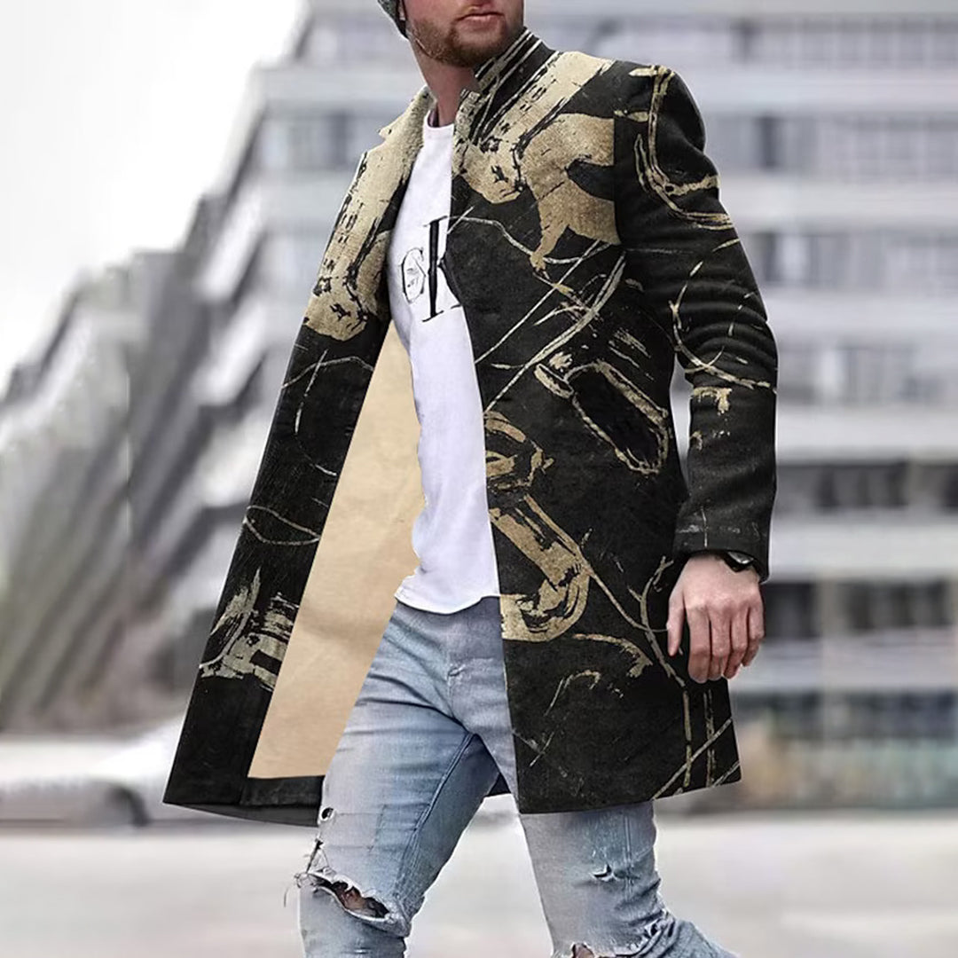 Manteau pour Homme Automnal au Design Unique 0