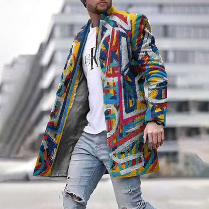 Manteau pour Homme Automnal au Design Unique 4
