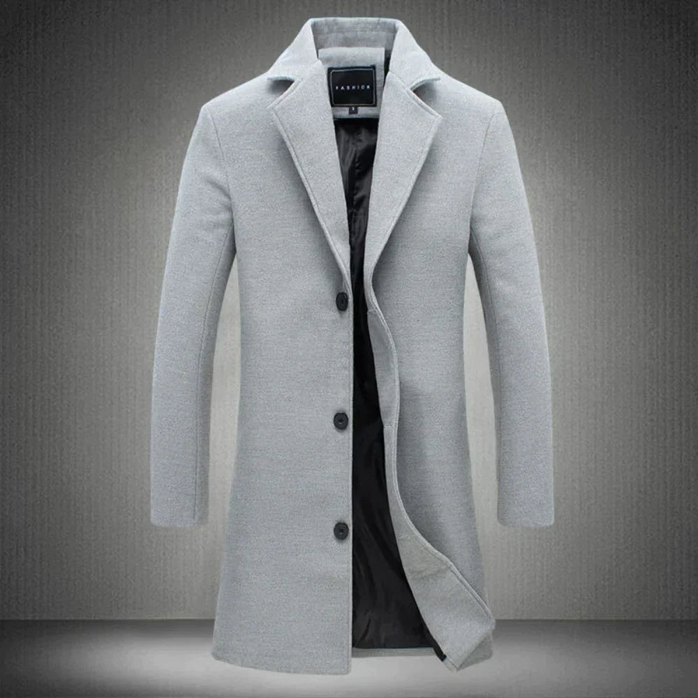 Manteau pour Hommes en Laine Élégant 3