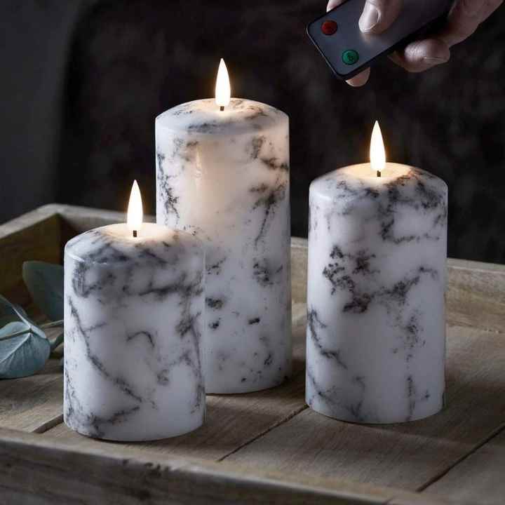 Bougies LED Décoratives Ambiance Chaleureuse avec Télécommande - blxckfr