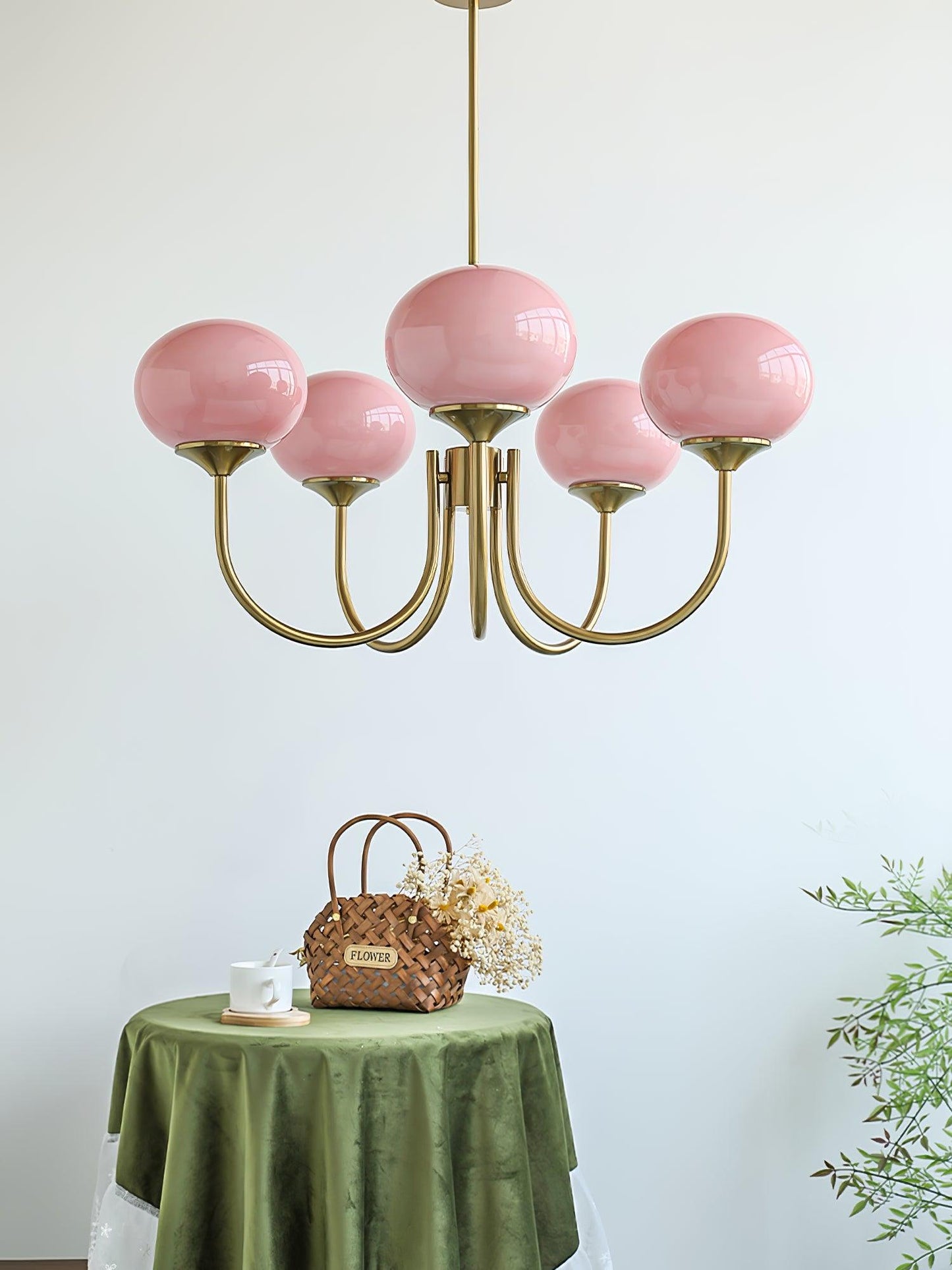 Lampe Suspension Raffinée en Blanc