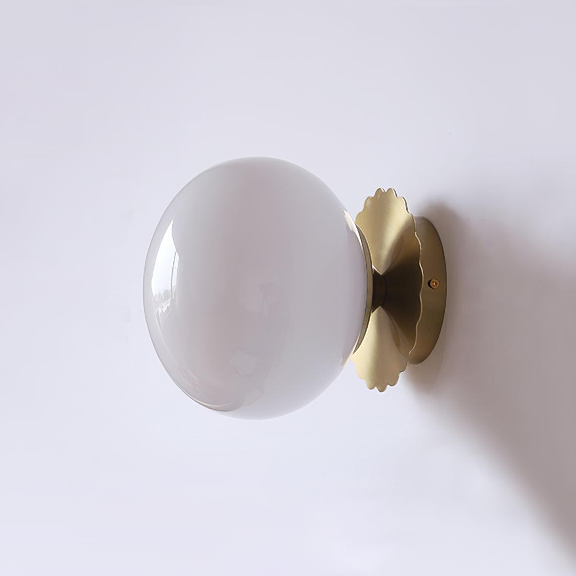 Lampe Élégante en Verre Rose et Métal - Éclairage LED Chambre