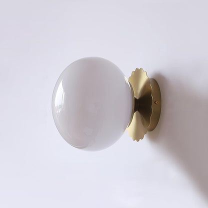 Lampe Élégante en Verre Rose et Métal - Éclairage LED Chambre