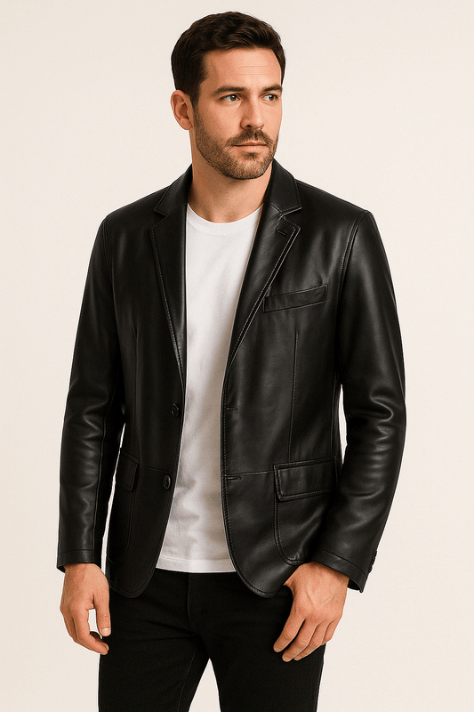 Veste Cuir Artificiel Chic et Tendance - Foivo