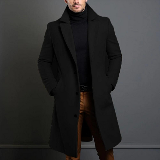 Manteau Hiver Classique Homme Taille Détendue - Foivo