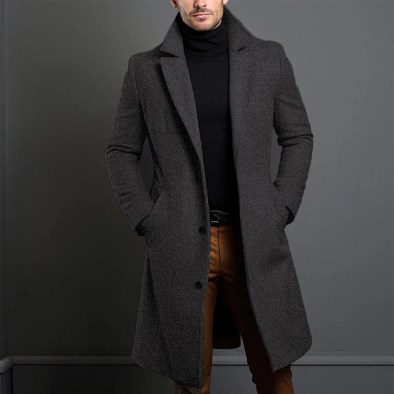 Manteau Hiver Classique Homme Taille Détendue