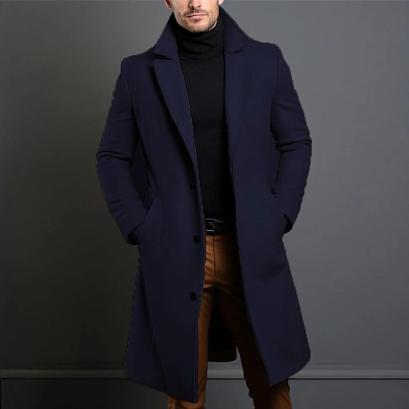 Manteau Hiver Classique Homme Taille Détendue
