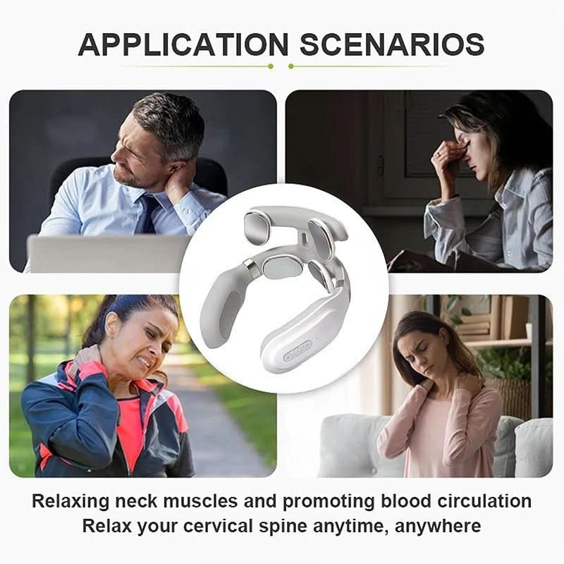 Masseur de cou 4 en 1 avec chaleur et vibrations 2