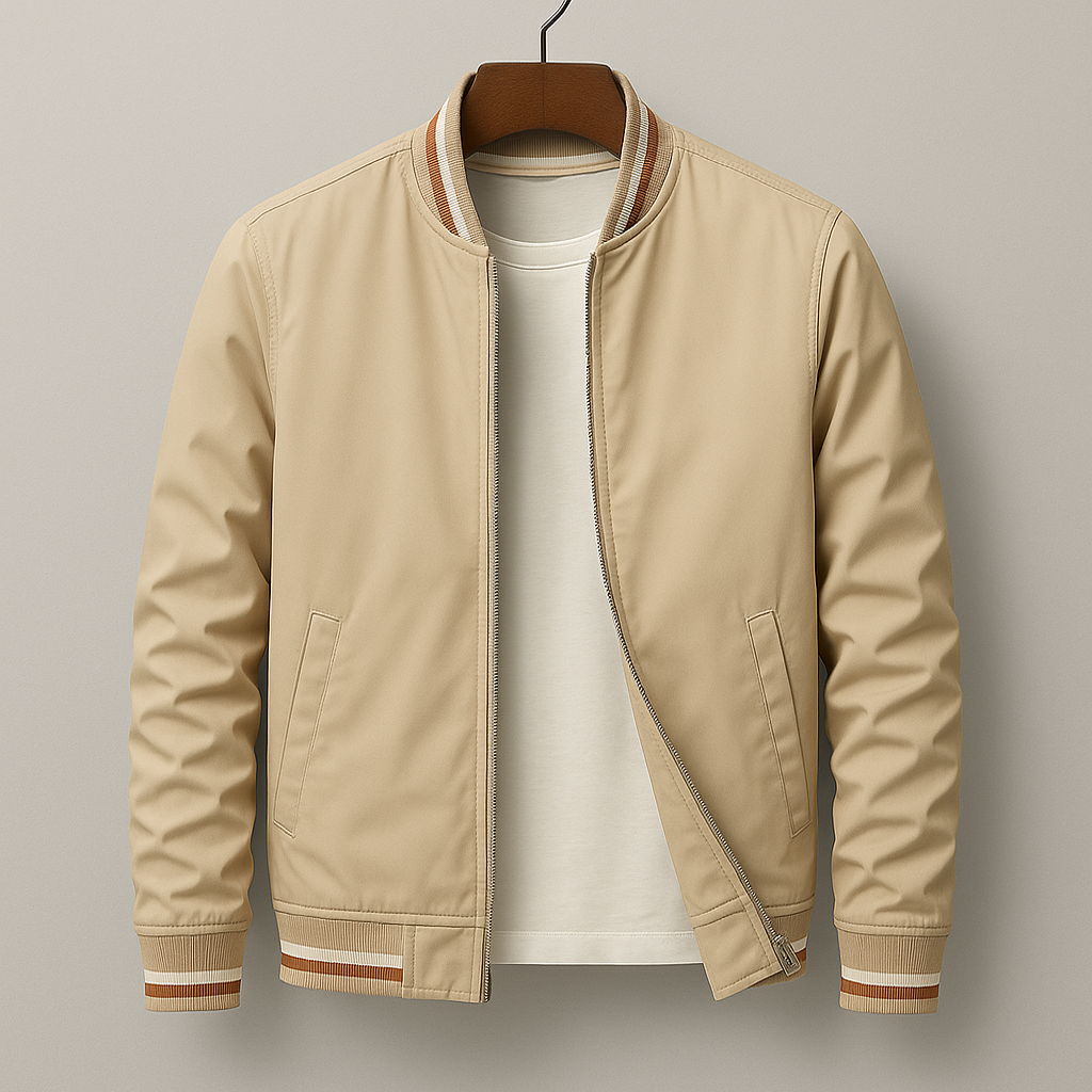 Veste Bomber Homme Élégant | Légère et Pratique