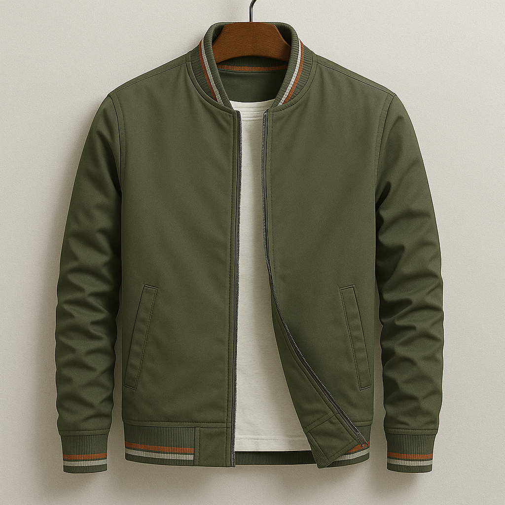 Veste Bomber Homme Élégant | Légère et Pratique