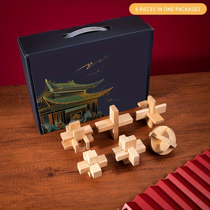 Jeux de Blocs Cérébraux en Bois | Puzzle Défi pour Enfants et Adultes - BlxckFR