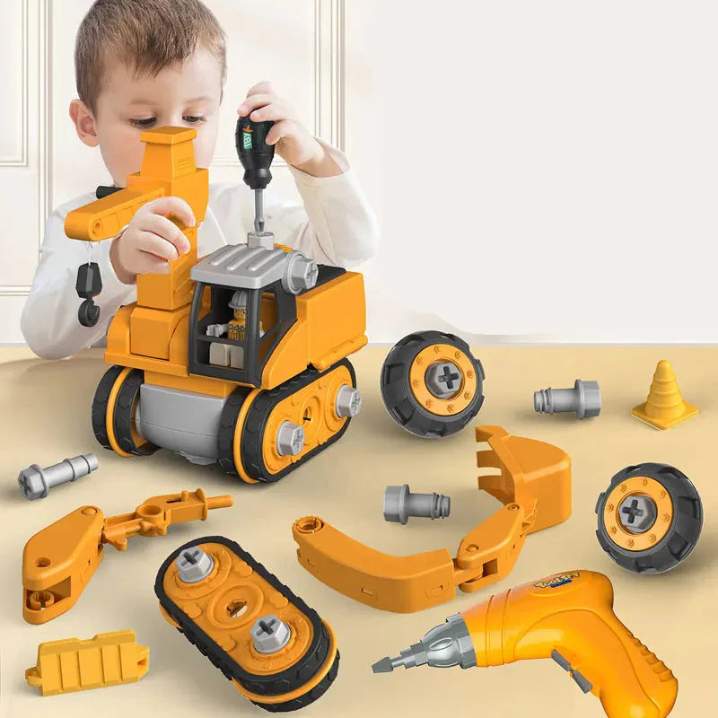 Kit de Construction Mécano en ABS Durable pour Enfants Créatifs - BlxckFR