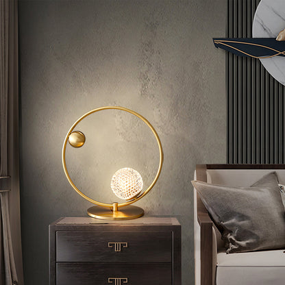 Lampe de Bureau Raffinée en Verre