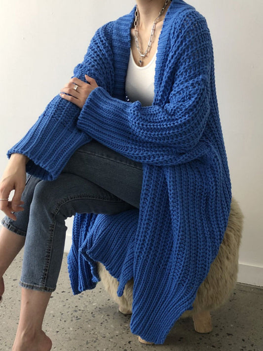 Mckenzie | Relaxed Oversize Split Knit Outerwear - Foivo