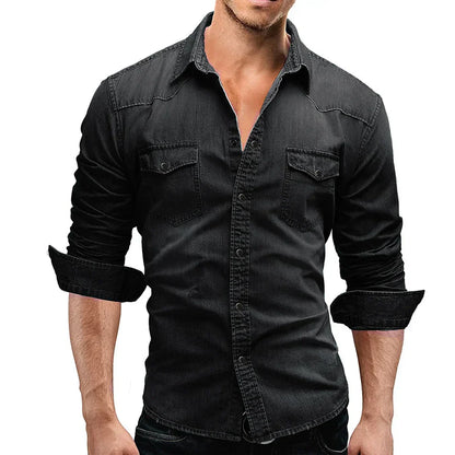 Chemise Denim Casual Homme