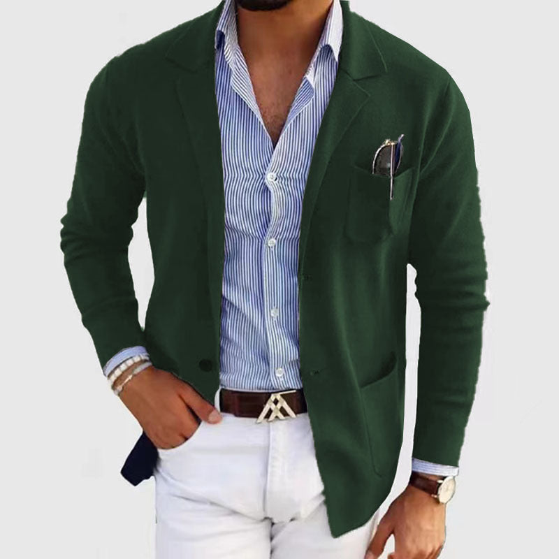 Veste Blazer Décontractée Polyestère