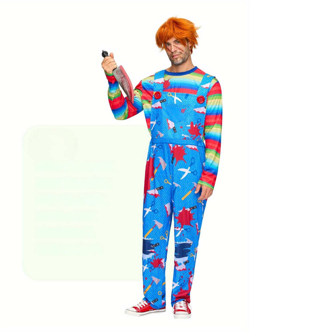 Costume d'Halloween Effrayant pour Homme avec Accessoires - Foivo