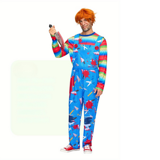 Costume d'Halloween Effrayant pour Homme avec Accessoires - Foivo