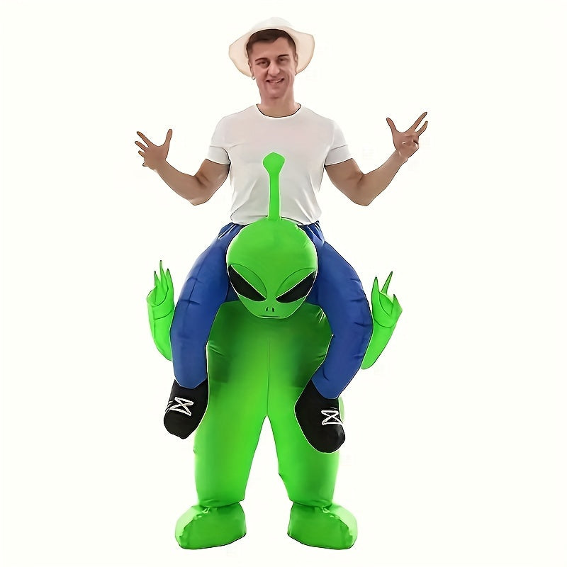 Costume Extraterrestre Gonflable pour Homme - Effet Illusion Riders Halloween