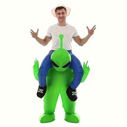 Costume Extraterrestre Gonflable pour Homme - Effet Illusion Riders Halloween