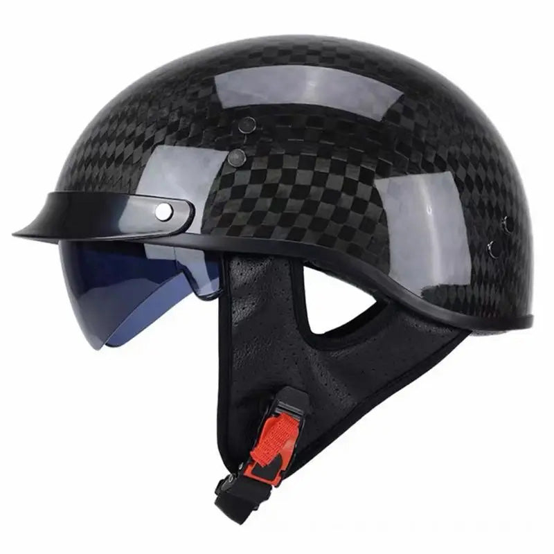 Casque Moto Vintage Léger et Sécuritaire