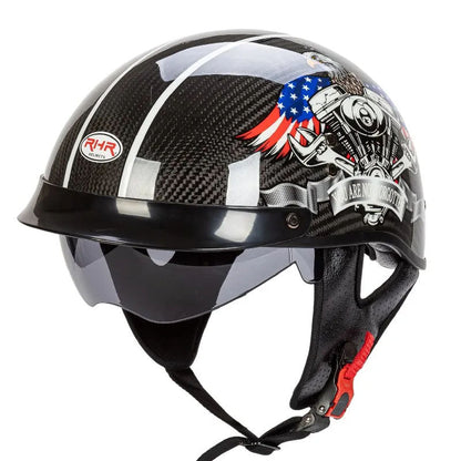Casque Moto Vintage Léger et Sécuritaire