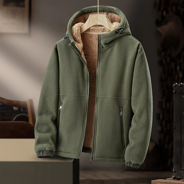 Veste à Capuche Sherpa Ultra Chaude pour Homme