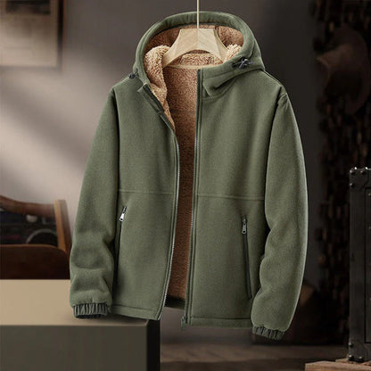 Veste à Capuche Sherpa Ultra Chaude pour Homme